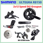 Shimano 105 Ultegra Di2 R8150 R7000 Electronic 12 Speed Full Groupset Rim Brake