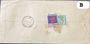 BANGLADESH 1972 cover tied with Pakistan and Bangla stamp together history i B