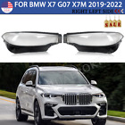 Left Right Clear Headlight Headlamp Lens Cover For 2019-2022 BMW X7 G07 X7M M50i