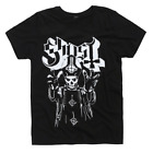 Ghost Band Logo Papa Wrath Print Mens Cotton T-Shirt