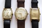 Lot of 3 Vintage Bulova Men's Wristwatches