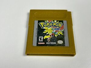 Pokemon Gold Version (Nintendo Game Boy Color, 2000)(Working)(New Save Battery)