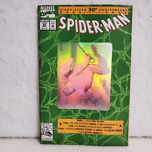 Marvel Spider-Man 26 Comic Hologram 30th Anniversary Book Vintage Marvel