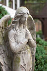 Angel Statue Patina Antique Style Indoor Outdoor Praying Sculpture