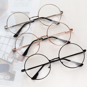 Fashion Retro Round Circle Eye Glasses Frames Men And Women Models Light Frames↷