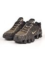 Rare Nike Shox TL Black Metallic Pewter Cargo Khaki CW2370-001 Shoes Size US 9
