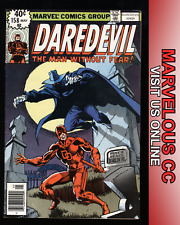 1979 Marvel Comics Daredevil #158 1st Frank Miller Black Widow Newsstand Bronze