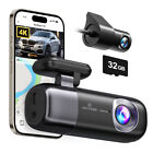 REDTIGER 4K Dash Cam Front and Rear Dash Camera WiFi  with Free 32GB SD Card
