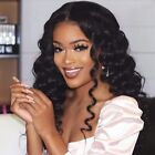 UNice Peruvian Loose Deep Wave Bundles Human Hair Extension With HD Lace Closure