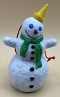 Vintage Jack In The Box Snowman Christmas Ornament Figure