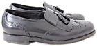 Florsheim 76421 Lexington Wingtip Kiltie Tassel Black Loafers shoes Men's 9.5 D