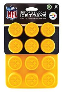 Game Day Set - FanPans NFL Pittsburgh Steelers - Silicone Ice Cube Trays 2 Pack
