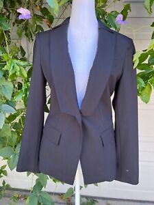 BCBG Women's jacket/blazer Black one button size XS