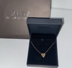 Jared Galleria Of Jewelry Shy Creation Diamond Heart Necklace