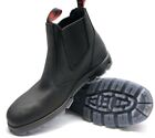 Redback Easy Escape Oil Kip UBBK Elastic Sided Soft Toe Leather Work Boots Black