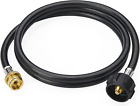 6ft Propane Adapter Hose 1lb to 20lb Adapter for Weber Coleman Buddy Heaters