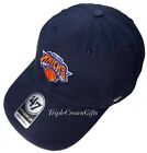 New York Knicks ('47 Brand) Clean Up Dad Hat Adjustable Strapback Navy
