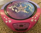 2016 My Little Pony Boombox AM FM CD Player pink Tested/works Perfect