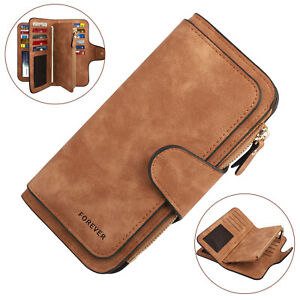 Women Lady Soft Leather Wallet Long Clutch Card Holder Purse Pocket Handbag Gift