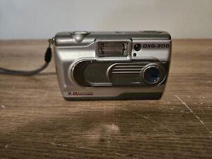 DXG-308 Ultra Compact Digital Camera 3.0MP Silver - Tested & Working!