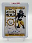 New Listing2019 Panini Contenders Devin Bush Rookie Auto Steelers #238