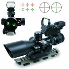 2.5-10X40 Rifle Scope with Red Laser & Holographic Green-Red Dot Sight