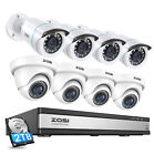ZOSI H.265 16Channel 1080p HDMI Surveillance CCTV DVR Security Camera System 2TB
