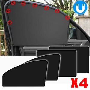 4x Magnetic Car Side Window UV Protection Sun Shade Cover Sunscreen Accessories (For: 2021 BMW X5)