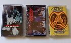 ANTHRAX I'm The Man, State Of Euphoria Cassette Tape Thrash Metal LOT of 3