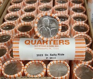 2022 American Women  - DR. SALLY RIDE-   P Philadelphia mint Roll  * CLOSE OUT *