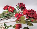 Red Florals 9 Long Stems 26 to 34