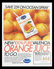 1984 Ocean Spray Pure Orange Juice Circular Coupon Advertisement