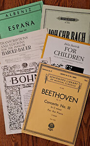 $1 CLEARANCE ~ CLASSICAL PIANO Sheet Music ~ Build A Bundle, Save on Shipping