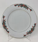 Poinsettia and Ribbons Fairfield Tienshan Christmas Dinner Plate(s) 10.5” China