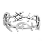 925 Sterling Silver Thorn Crown Fashion Ring New Size 4-11