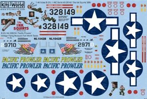WARBIRD DECALS 1/48 B25J THE INK SQUIRTS, PACIFIC PROWLER | 148098