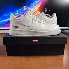 Air Force 1  Supreme Low White With Box Size 11