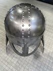 Medieval Viking Steel Armor Helmet Large Combat Warrior