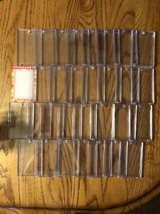 One Touch Magnetic Card Holder Lot Of 31!! Used Different Sizes & Brands!! (6)
