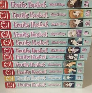 Fruits Basket Tokyopop Manga Lot, Volumes 1-7, 9, 11, 12, 14 Natsuki Takaya