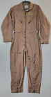 Military Flight Suit CWU 27 /P Tan Size 42 Reg 29 inch inseem