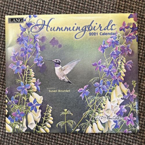 LANG Wall Calendar 2021 Hummingbirds Bourdet Bookmark Coasters Magnets Gift Tags
