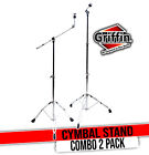 Cymbal Boom Stand & Straight Cymbal Stand Combo (Pack of 2) by GRIFFIN