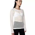 New Ladies Women Long Sleeve Fish Net Mesh Sheer T shirt Top Casual BlouseSexy