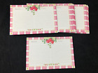 Lot of 44 Strawberry Recipe Cards w Pink Border 4 x 6 Lines on Front & Back