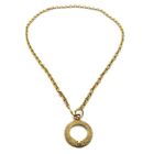 Chanel Medallion Charm Gold Chain Loupe Motif Necklace 3083/29 78646