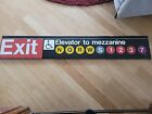 MTA Authentic NYC Subway Sign Times Square Metal Vintage
