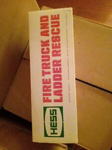 2015 HESS TOY FIRE TRUCK AND LADDER RESCUE NEW IN BOX