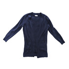EUC Italic 100% cashmere navy open-front cardigan with 2 pockets