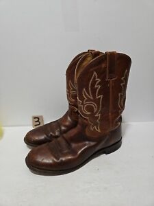Mens Justin Leather Style #3197 Western Cowboy Boots Size 12